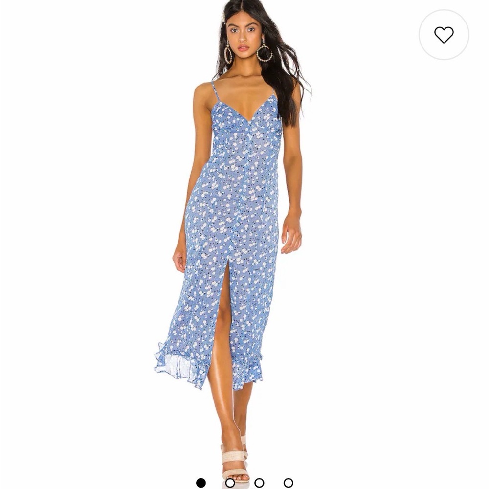 MAJORELLE Blue Floral Chemise